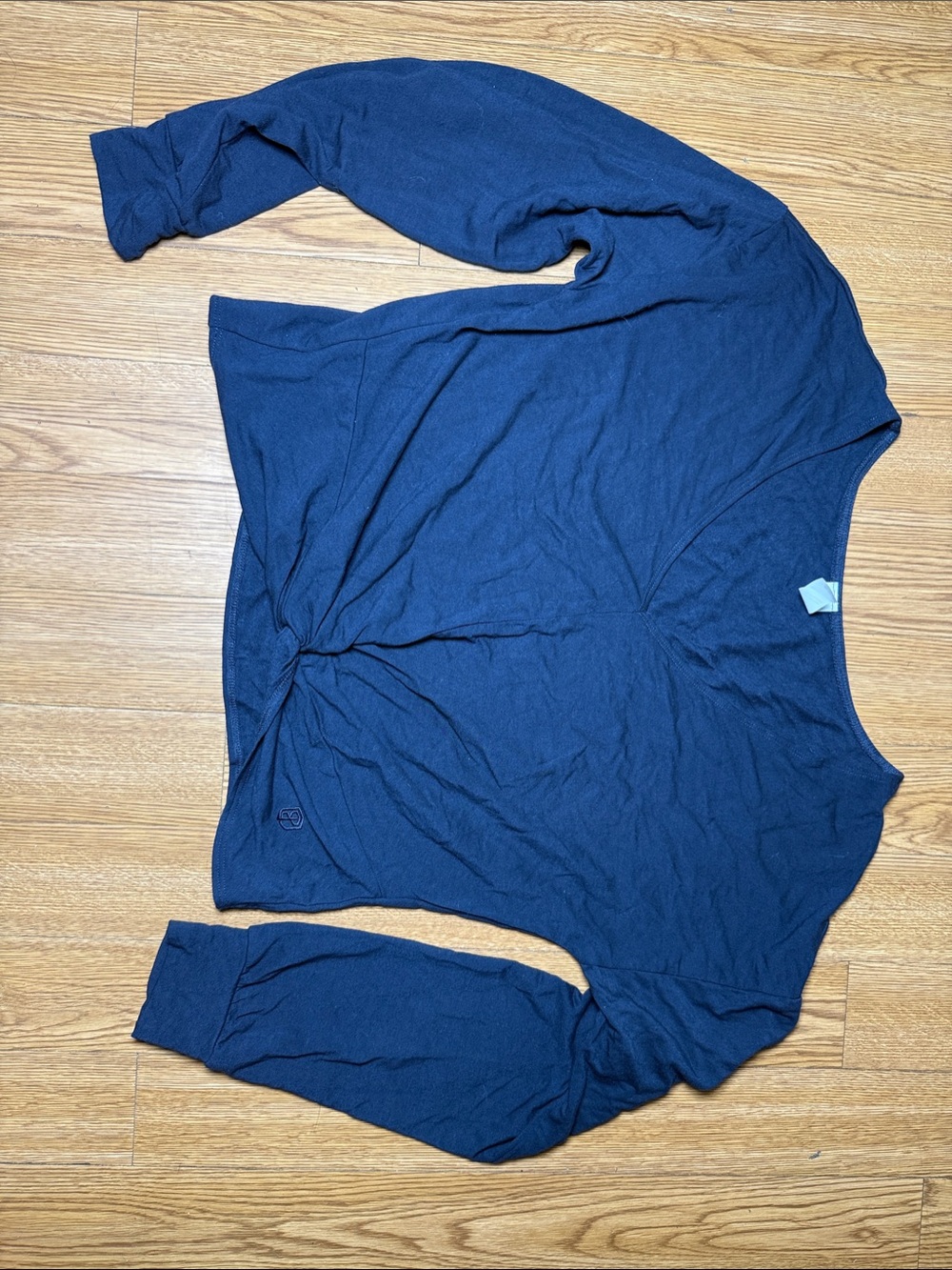 Born Primitive Navy Blue Long Sleeve Twist-Front Tee
